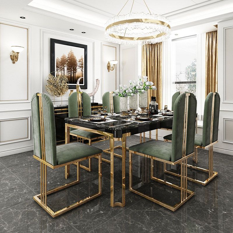 Rectangle Stone Top Dining Table Traditional Luxury Table with 4 Legs Clearhalo 'Dining Tables & Seating' 'Dining Tables' 'dining_table' 'furn' 'furn_dining_table' 'Furniture' 'furniture_dining_table' 'Kitchen & Dining Furniture' 'kitchen' 'kitchen_dining_table' 1200x1200_404a4268-7a7a-437c-ad1f-eb666d9cd2be