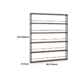 Pastel de vino de metal moderno con estante de soporte de vino de piso de estante para restaurantes