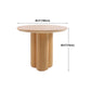 Solid Wood Dining Table Contemporary Style Brown Round Dinner Table Clearhalo 'Dining Tables & Seating' 'Dining Tables' 'dining_table' 'furn' 'furn_dining_table' 'Furniture' 'Kitchen & Dining Furniture' 1200x1200_404c3636-5c93-484d-b1b3-5a0077705c64