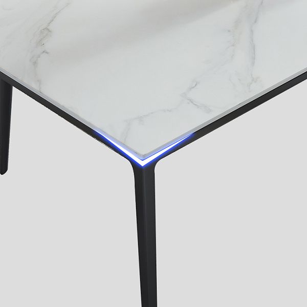 Sintered Stone Dining Table Industrial Style 4 Legs Table for Dining Room Clearhalo ' dining_table' 'Dining Tables & Seating' 'Dining Tables' 'furn' 'furn_dining_table' 'Furniture' 'furniture_dining_table' 'Kitchen & Dining Furniture' 'kitchen&dining_furn' 'kitchen' 'kitchen_dining_table' 1200x1200_404f8ba0-5df7-464c-8f00-b737d1c01d5f
