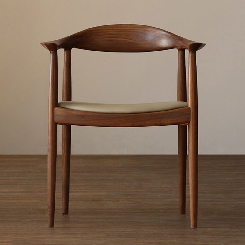 Zeitgenössischer Stil Armstuhl Holz offener Esstühle für Küche