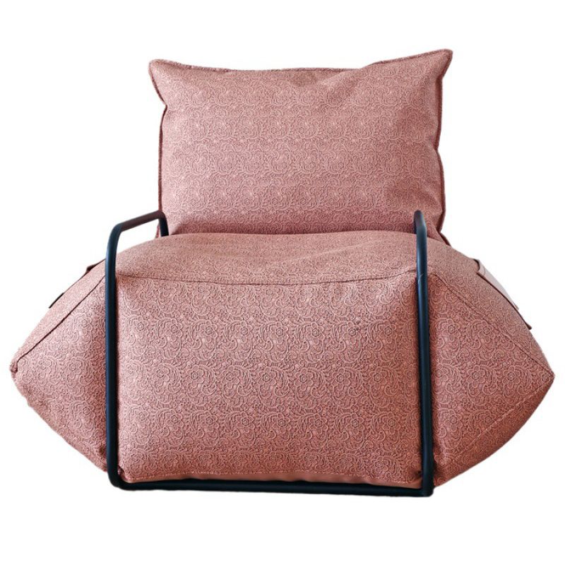 Chaise de faux cuir avec chaise à bras carrés et rangement pour le salon