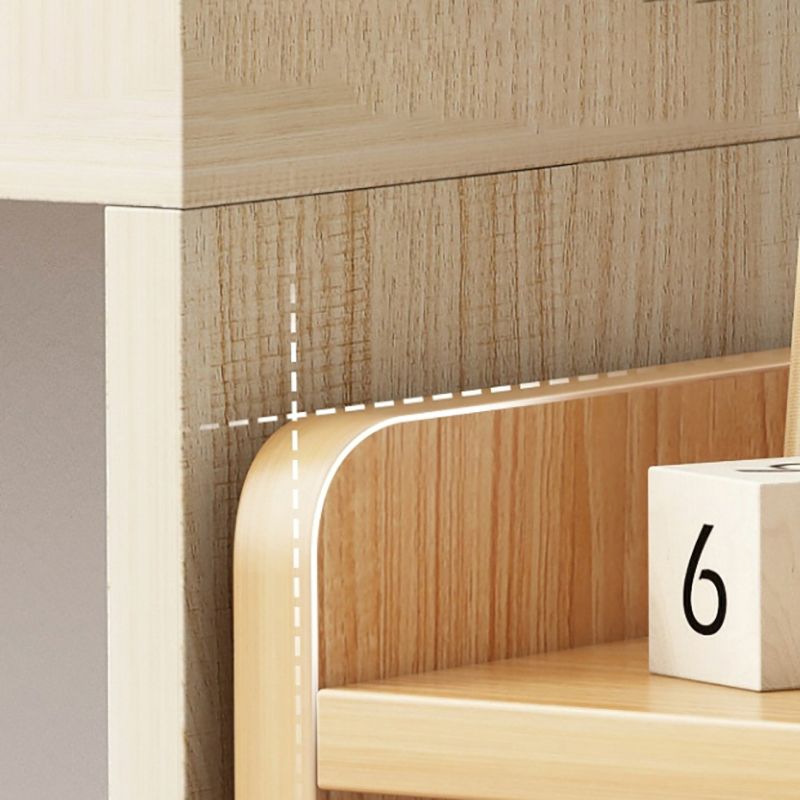 Modern Wooden Storage Bookshelf Home Office Bookcase with Shelf