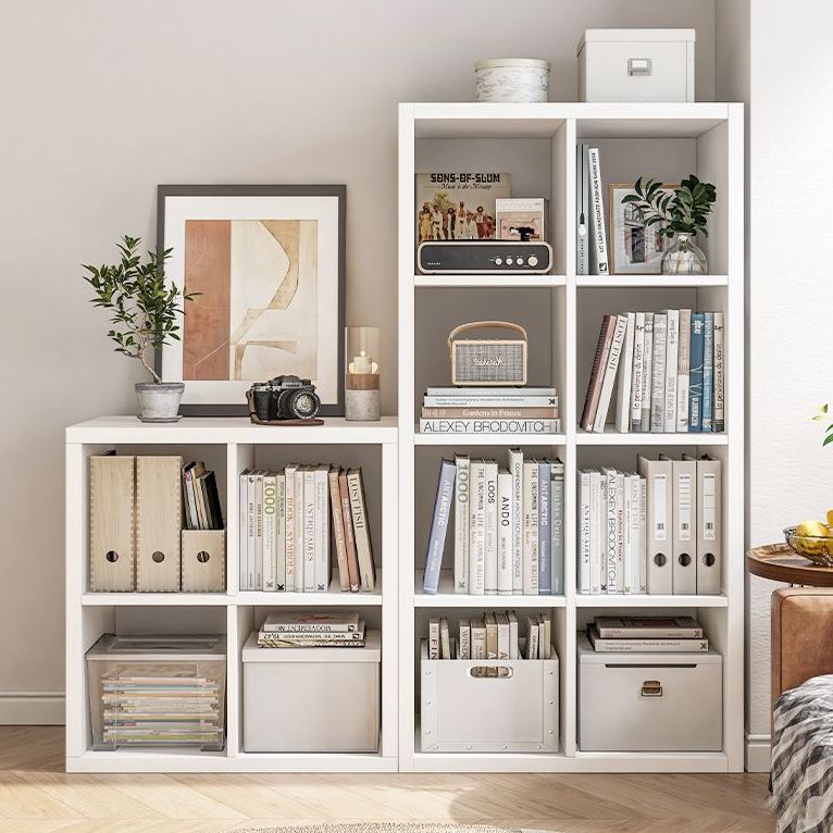 Estantería contemporánea estantería de madera diseñada para el hogar y la oficina