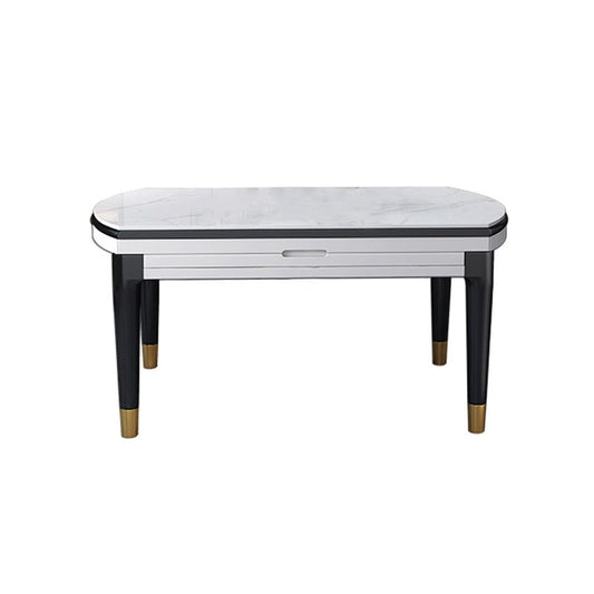 Muebles de piedra de estilo moderno 5/7/9 PCS 4 patas Mesa con silla sin brazo