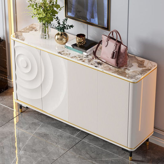 Buffet da pranzo in pietra di credenza moderna e contemporanea con armadi