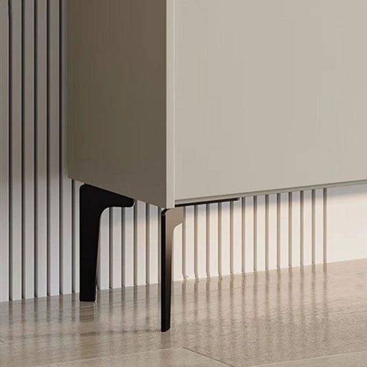 31,5 "H Stone & Wood TV Console moderno a 2 porte e cassetti TV