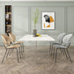Modern Stone Top Dining Table Rectangle Acrylic Base Counter Dining Table Clearhalo 'Dining Tables & Seating' 'Dining Tables' 'dining_table' 'furn' 'furn_dining_table' 'Furniture' 'furniture_dining_table' 'Kitchen & Dining Furniture' 'kitchen' 'kitchen_dining_table' 1200x1200_4059d9ca-c45d-4249-ab16-a281241d7eb2