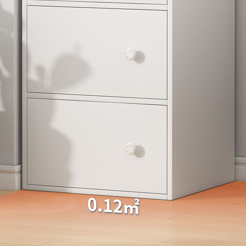 Contemporary Rectangle Accent Cabinet Manufactured Wood Knobs Accent Cabinet