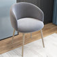 Home Scandinavian Arm Chair Parsons Back Metal Upholstered Dining Room Chair Clearhalo ' kitchen&dining_furn' 'Dining Chairs' 'Dining Tables & Seating' 'dining_chair' 'furn' 'furn_dining_chair' 'Furniture' 'furniture_dining_chair' 'Kitchen & Dining Furniture' 'kitchen' 1200x1200_405b8c85-e0b4-4386-b924-6ae286327de2