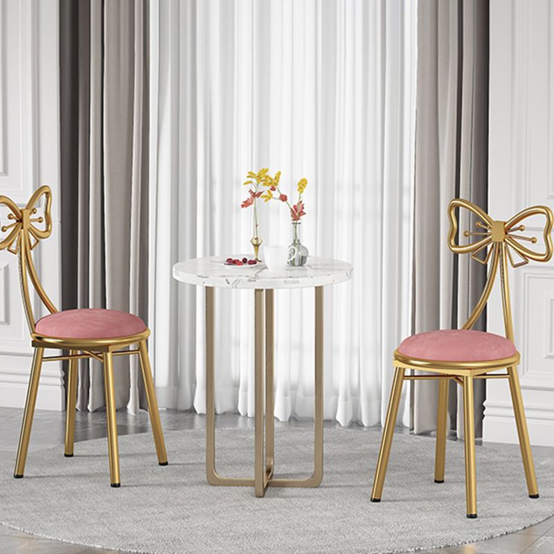 Scandinavian Style Upholstered Armless Dining Chair Open Back Dining Single Chair Clearhalo ' kitchen&dining_furn' 'Dining Chairs' 'Dining Tables & Seating' 'dining_chair' 'furn' 'furn_dining_chair' 'Furniture' 'furniture_dining_chair' 'Kitchen & Dining Furniture' 'kitchen' 1200x1200_405c16cb-bfba-43e2-a279-ebb4d2f211da