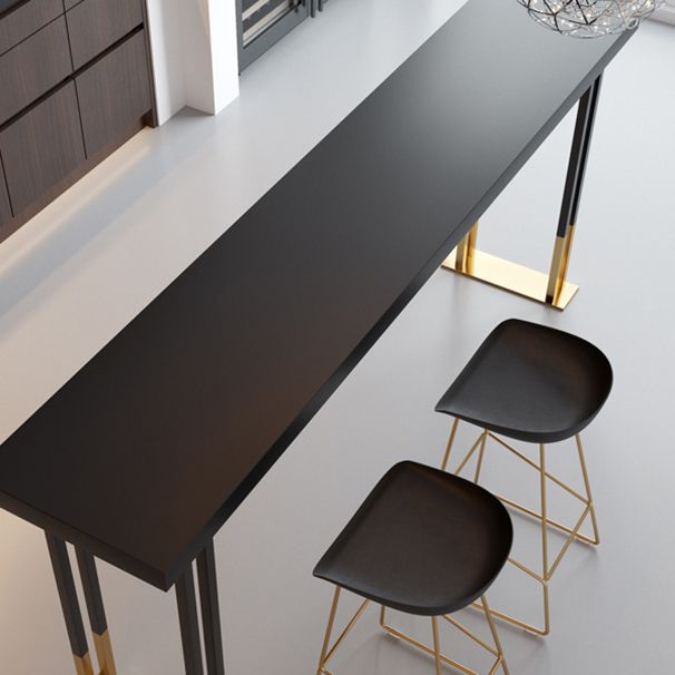 Solid Wood Bar Counter Traditional Luxury Rectangle Bar Counter with Sled Base Clearhalo 'Bar Furniture' 'Bar Tables' 'bar_tables' 'furn' 'furn_bar_tables' 'Furniture' 'furniture_bar_tables' 'Kitchen & Dining Furniture' 1200x1200_405dd777-1bd6-4923-bbc8-3766a6d12847