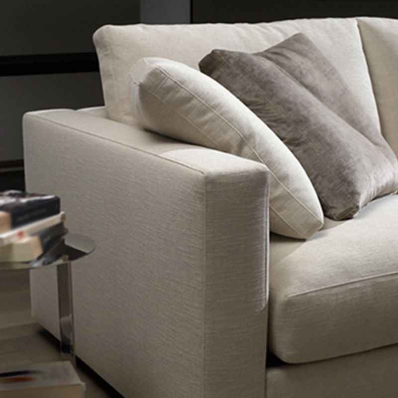 Contemporary Standard Faux Leather /Cotton Blend Square Arm Sofa Couch Clearhalo 'furn' 'furn_sofas' 'Furniture' 'Living Room Furniture' 'Sofa' 'sofas' 1200x1200_405e9feb-46ab-4032-90a7-fc8cef730332