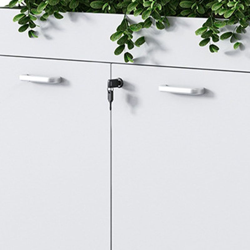 Archivo moderno de archivos de madera de archivos con almacenamiento de cerraduras para la oficina