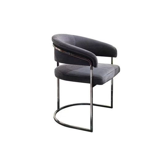 Esszimmerstuhl im Glamstil gepolsterten Armstuhl für Esszimmer