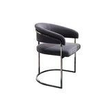 Esszimmerstuhl im Glamstil gepolsterten Armstuhl für Esszimmer