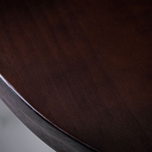 Industrial Round Wood Indoor Bar Dining Table Iron Single Pedestal Bistro Table Clearhalo 'Bar Furniture' 'Bar Tables' 'bar_tables' 'furn' 'furn_bar_tables' 'Furniture' 'furniture_bar_tables' 'Kitchen & Dining Furniture' 'kitchen&dining_furn' 'kitchen' 1200x1200_406146ef-9ed8-4443-9332-5b8c45791976