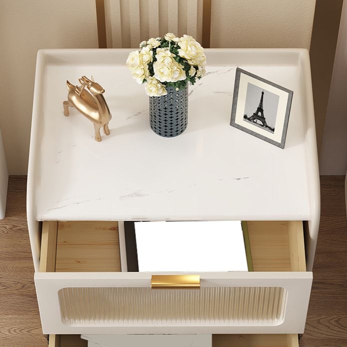 Glam Pine Wood Accent Table Nightstand Drawers Included with Legs Clearhalo 'Bedroom Furniture' 'furn' 'furn_night_stand' 'Furniture' 'night_stand' 'Nightstands' 1200x1200_4062779c-bbe8-4fa4-92c2-a50c136a37bb