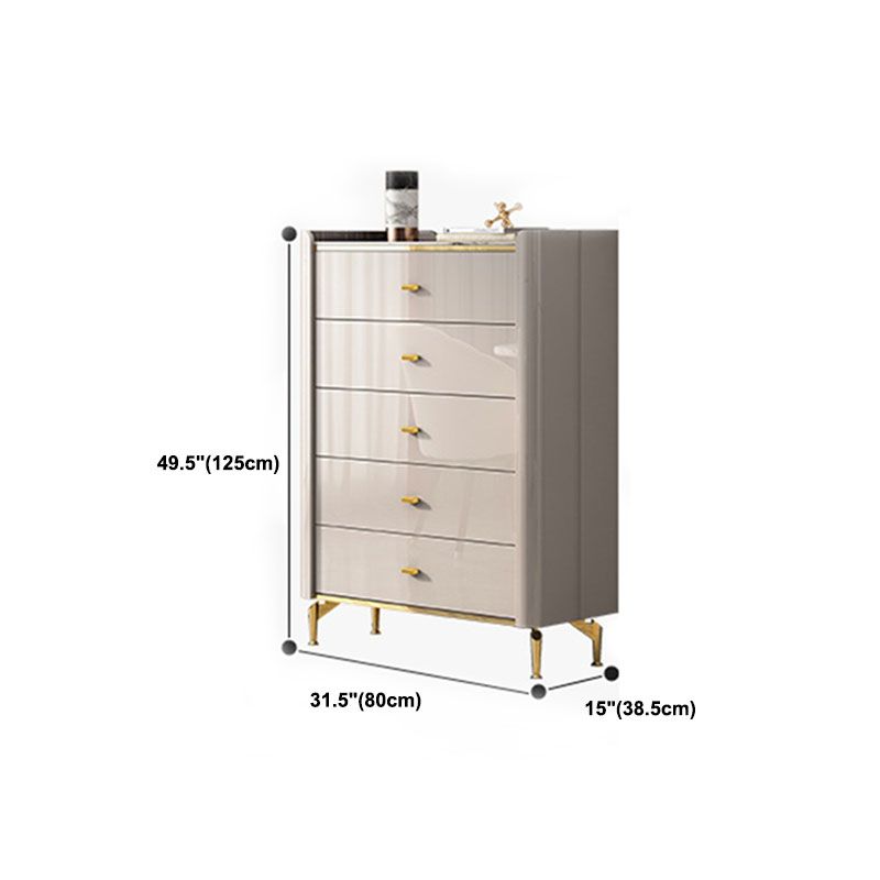 Stone Glam Chest Slaapkamer opbergkist in wit met laden