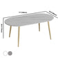 Contemporary Oval Dining Table Sintered Stone Dining Table with 4 Metal Legs for Dining Room Clearhalo ' dining_table' 'Dining Tables & Seating' 'Dining Tables' 'Furniture' 'furniture_dining_table' 'Kitchen & Dining Furniture' 'kitchen&dining_furn' 'kitchen' 'kitchen_dining_table' 1200x1200_406f37a1-9c5e-44a3-a36a-f74fcb8a8f26