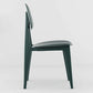 Scandinavian Open Back Side Chair Plastic Armless Dining Chairs