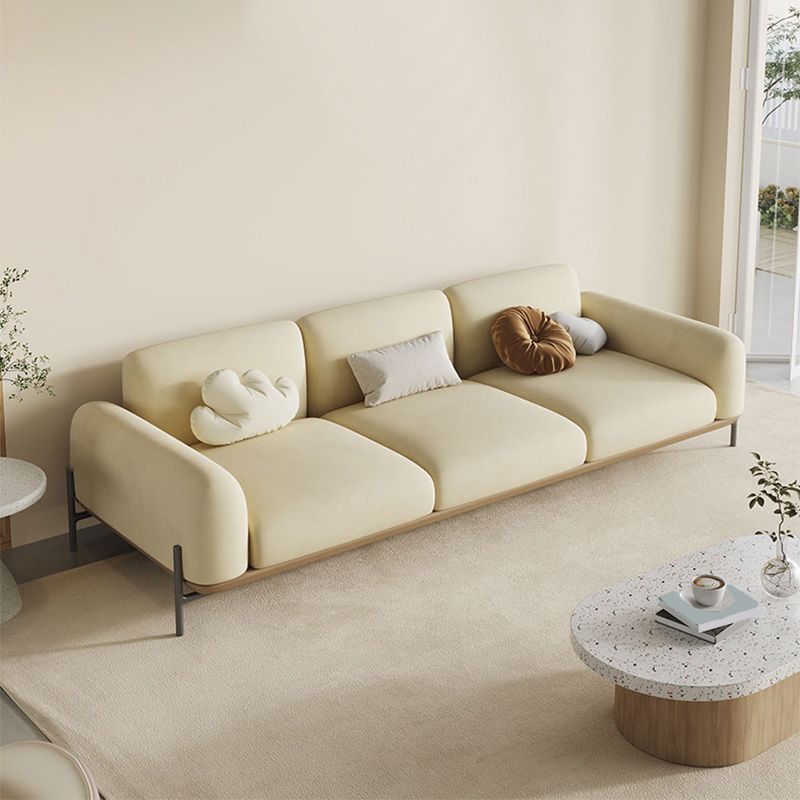 STANDE CONTEMPOURARY FUNX PELLE / VELVET SOFA DI SOTTO IN BEIGE