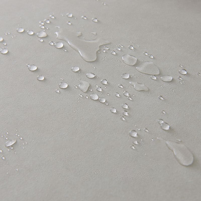 Sofá de brazo cuadrado de cuero falso con chaise moderno sofá de espalda suelta en gris