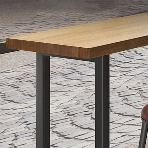 Modern Style Dining Wooden Table Bar Counter Table for Kitchen Clearhalo 'Bar Furniture' 'Bar Tables' 'bar_tables' 'furn' 'furn_bar_tables' 'Furniture' 'furniture_bar_tables' 'Kitchen & Dining Furniture' 1200x1200_4075cd9d-9a5b-4f90-a43b-47eaba1cc70f