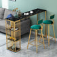 Glam Faux Marble Bar Dining Table Rectangle Bar Table for Dining Room Clearhalo 'Bar Furniture' 'Bar Tables' 'bar_tables' 'furn' 'furn_bar_tables' 'Furniture' 'Kitchen & Dining Furniture' 1200x1200_4076961a-f69a-421e-920c-d60202daf2c1
