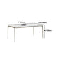 Ensemble de Table à manger moderne en pierre frittée, blanc, 1/2/5/7 pièces, pour usage domestique