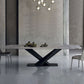 Rectangle Contemporary Dining Room Table Sintered Stone Table with Black Pedestal Base Clearhalo ' dining_table' 'Dining Tables & Seating' 'Dining Tables' 'furn' 'furn_dining_table' 'Furniture' 'furniture_dining_table' 'Kitchen & Dining Furniture' 'kitchen&dining_furn' 'kitchen' 'kitchen_dining_table' 1200x1200_407741e6-fdb3-4550-94f1-fe8031b030c7