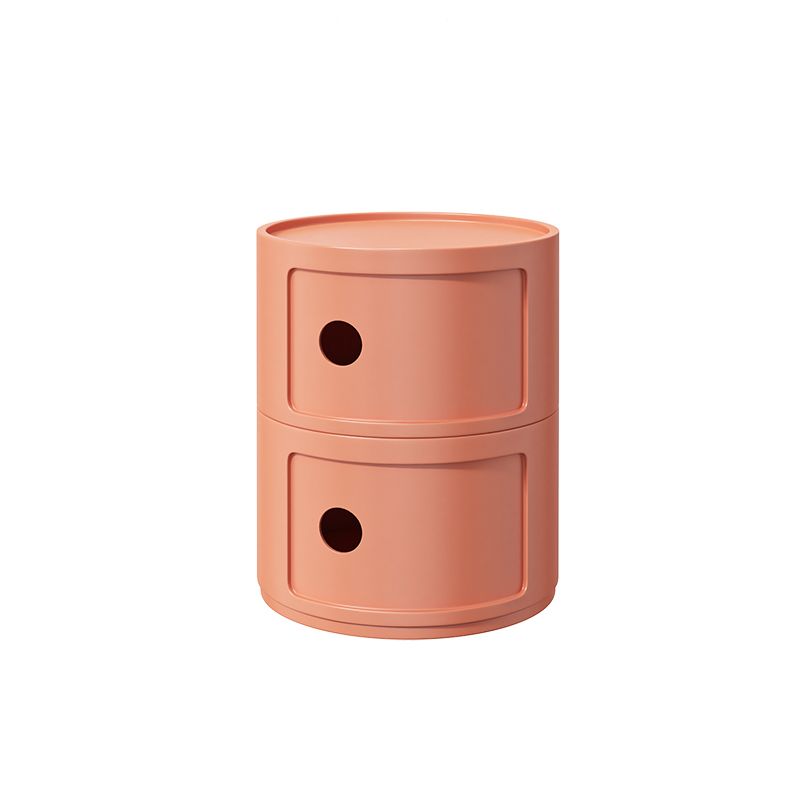 Armoire de lit en plastique moderne rond la porte de la porte gauche gauche