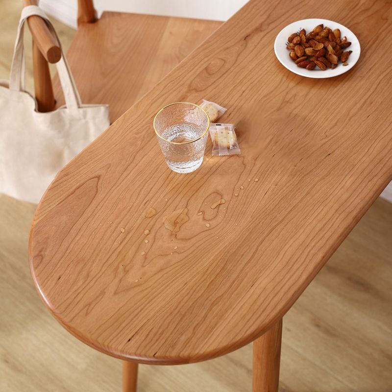 Mesa de comedor moderna con altura de mostrador de madera maciza