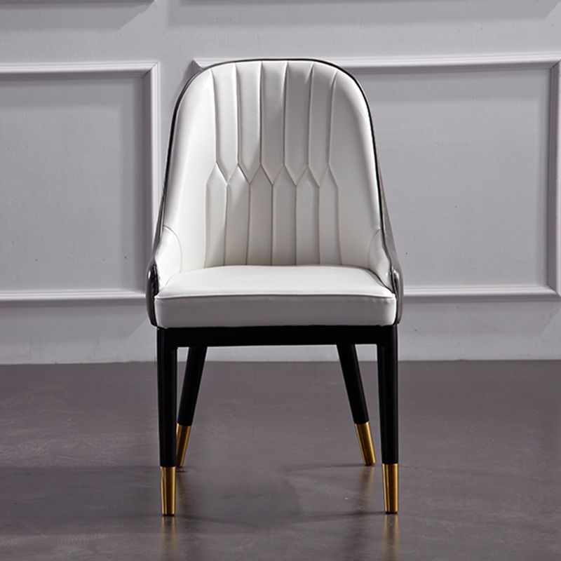 Dining Room Side Chairs Glam Solid Wood Kitchen Armless Chair for Home Clearhalo 'Dining Chairs' 'Dining Tables & Seating' 'dining_chair' 'furn' 'furn_dining_chair' 'Furniture' 'furniture_dining_chair' 'Kitchen & Dining Furniture' 1200x1200_407c80a7-57dd-461c-9d83-88bef51e00ba