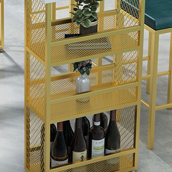 Glam Style Pub Table with Metal Base Rectangle Solid Wood Top Bar Table Clearhalo 'Bar Furniture' 'Bar Tables' 'bar_tables' 'furn' 'furn_bar_tables' 'Furniture' 'Kitchen & Dining Furniture' 1200x1200_407cbbc3-c311-48d7-abc3-133f9bcb7421