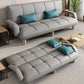Sofá de sofá cama escandinava Futon Sofá Biscuit Back Futon Sleeper Sofa