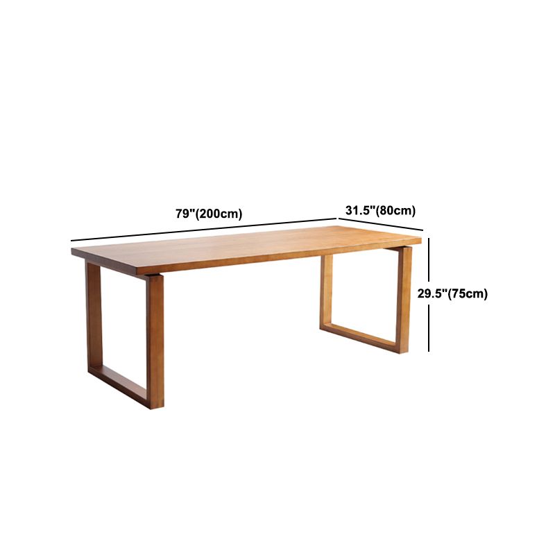 Modern Natural Dining Set 1/2/3/5 Pieces Rectangle Indoor Solid Wood Dinette Set Clearhalo 'Dining Room Sets' 'Dining Tables & Seating' 'dining_room_set' 'furn' 'furn_dining_room_set' 'Furniture' 'Kitchen & Dining Furniture' 1200x1200_407e1984-4796-4fe4-ae4c-6dbe25b0a321
