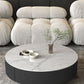 Modern Marble Side Table No Distressing End Table for Living Room Clearhalo 'Coffee & Accent Tables' 'Coffee Tables' 'coffee_tables' 'furn' 'furn_coffee_tables' 'Furniture' 'Living Room Furniture' 1200x1200_4080c119-1eb6-4b37-b418-47d18f876726