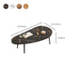 Modern Coffee or End Table Artificial Wood and Metal Coffee Table with 4 Legs
