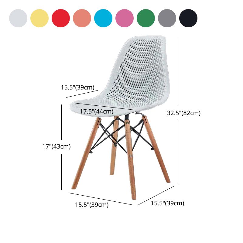 Scandinavian Wood Side Chair Solid Back Kitchen Dining Room Chair Clearhalo 'Dining Chairs' 'Dining Tables & Seating' 'dining_chair' 'Furniture' 'furniture_dining_chair' 'Kitchen & Dining Furniture' 1200x1200_408443a5-31c0-4b90-a61e-d034f5f78dc3