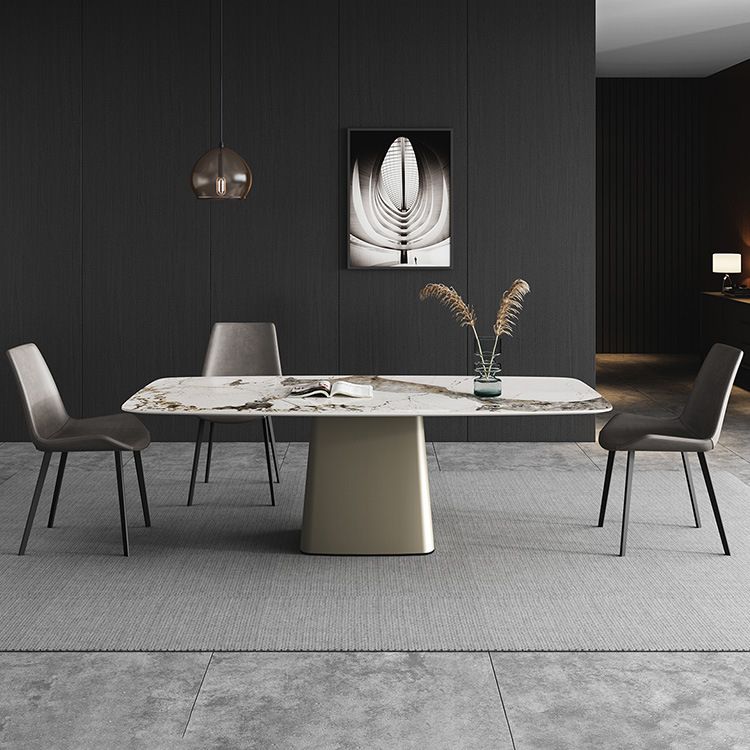 Glam Dinette Set for Dining Room 1/2/3/7 Pieces Glossy White Dining Table Set Clearhalo 'Dining Room Sets' 'Dining Tables & Seating' 'dining_room_set' 'furn' 'furn_dining_room_set' 'Furniture' 'Kitchen & Dining Furniture' 1200x1200_408475b4-32c7-4512-9314-17b0a3e9e85c