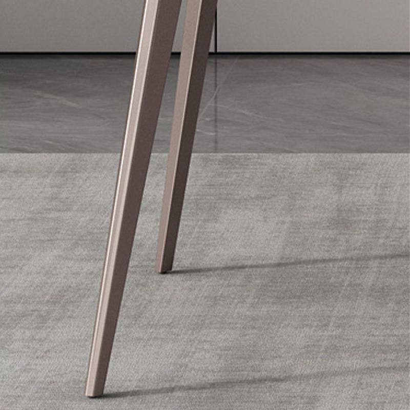 Modern 1/3/4/5/7 Pieces Dinette Set with White Sintered Stone Rectangle Dining Table Set Clearhalo 'Dining Room Sets' 'Dining Tables & Seating' 'dining_room_set' 'furn' 'furn_dining_room_set' 'Furniture' 'furniture_dining_room_set' 'Kitchen & Dining Furniture' 1200x1200_4086bc5c-0728-4d3b-8e8a-7623f86ae592