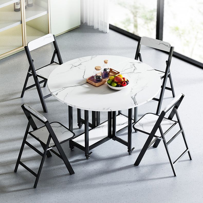 Midcentury Style Round Furniture Solid Wood Dining Table for Dining Room Clearhalo ' dining_table' 'Dining Tables & Seating' 'Dining Tables' 'furn' 'furn_dining_table' 'Furniture' 'furniture_dining_table' 'Kitchen & Dining Furniture' 'kitchen&dining_furn' 'kitchen' 'kitchen_dining_table' 1200x1200_4089fca9-618e-4b64-a437-f3f2b9290da8