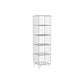 Metal Closed Back Standard Bookshelf Modern Style Bookcase with Shelves Clearhalo 'Bookcases' 'furn' 'furn_bookcases' 'Furniture' 'Office Furniture' 1200x1200_408b1e77-5fed-4be0-a936-36a6141b2e2c