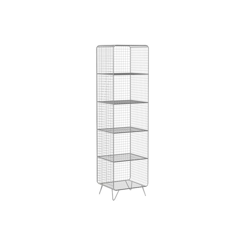 Metal Closed Back Standard Bookshelf Modern Style Bookcase with Shelves Clearhalo 'Bookcases' 'furn' 'furn_bookcases' 'Furniture' 'Office Furniture' 1200x1200_408b1e77-5fed-4be0-a936-36a6141b2e2c