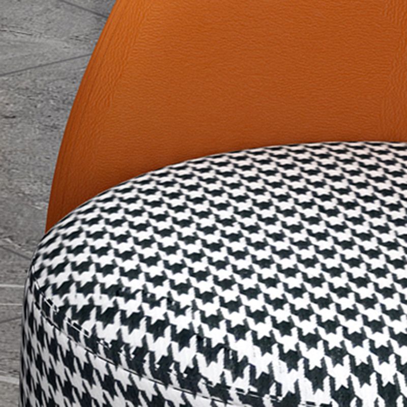 Linen Blend Barrel Accent Chair with Fixed Back, 19.69" W √ó 19.69" L √ó 26.77" H Clearhalo 'Accent Chairs' 'accent_chairs' 'Chairs & Seating' 'furn' 'furn_accent_chairs' 'Furniture' 'Living Room Furniture' 1200x1200_408b579a-f07c-4b28-8d5d-a7acce7ce72b