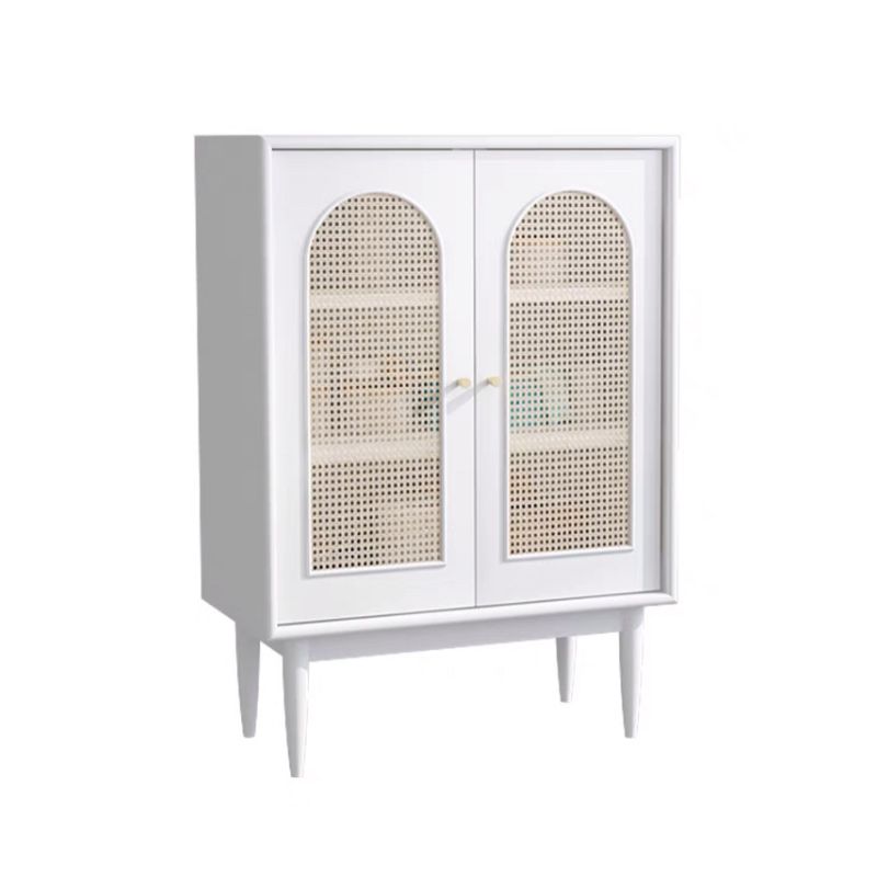 Mid-Century Modern Rectangle Accent Cabinet with Straight Legs