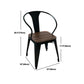 Set tavolo da pranzo per caffetteria 1/2/3/5/7 pezzi Set dinette in legno e metallo