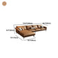 Orange Sponge Padded Leather Sofa with Pillow Back and Flared Armrest Sectional Clearhalo 'furn' 'furn_sectionals' 'Furniture' 'furniture_sectionals' 'Living Room Furniture' 'Sectionals' 1200x1200_408df294-7df5-4da9-b7a5-ac1bb528d012