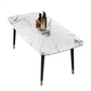 Glam Style Sintered Stone Dining Set Rectangle 1/2/4/6/7 Pieces Dining Set Clearhalo 'Dining Room Sets' 'Dining Tables & Seating' 'dining_room_set' 'furn' 'furn_dining_room_set' 'Furniture' 'Kitchen & Dining Furniture' 1200x1200_408e1839-b8b5-4fa3-94a9-698c4bf966e4